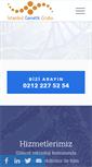 Mobile Screenshot of istanbulgenetik.com